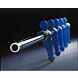 1-speler stang met gegoten pop blauw