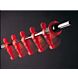 3-speler stang met gegoten pop rood