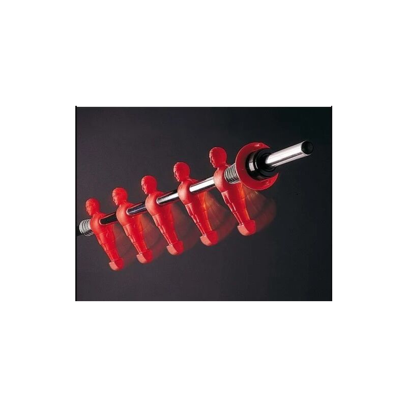 3-speler stang met gegoten pop rood