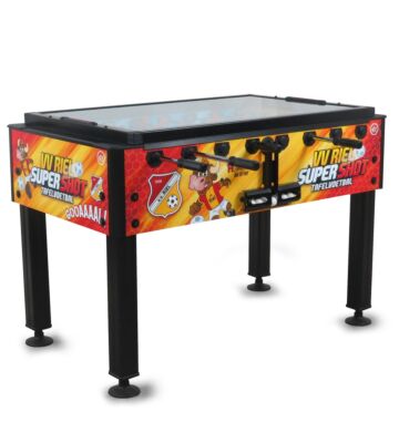 Bedrukte  Voetbaltafel Pegasi | Forza Black | Glasplaat